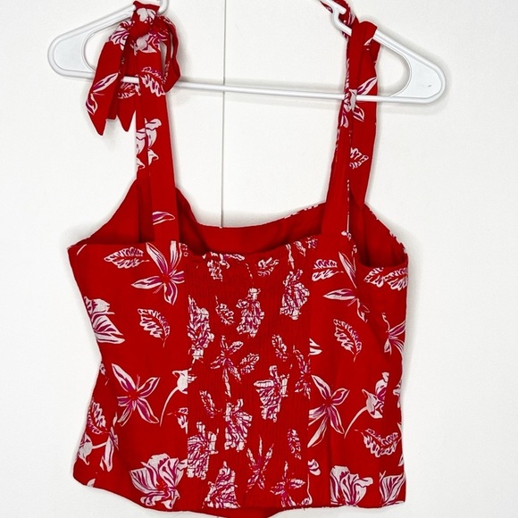 Joie Floral Linen Top - Picture 3 of 6